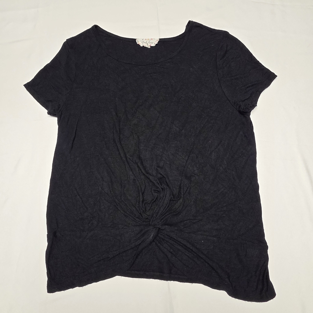 Black Knot-Front Women's Top